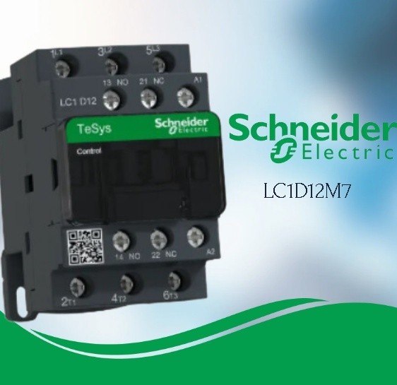 TeSys D kontaktör - 3P(3 NA) - AC-3 - <= 440 V 12 A - 220 V AC bobin LC1D12M7